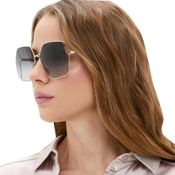 gucci gg0817 eyewear oval frame sunglasses